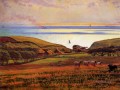 フェアライト ダウンズ 海の陽光 イギリス ウィリアム ホルマン ハントの風景
